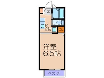 間取図 ﾊｲﾂ165千舟