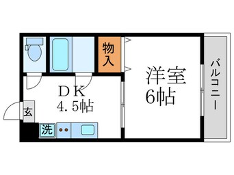 間取図 エスポワール朱雀