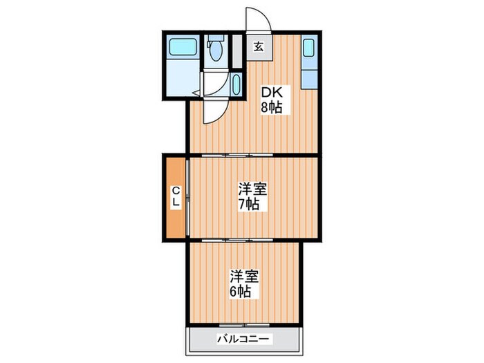 間取り図 梶町マンション