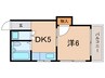 スカイハイツ 1DKの間取り