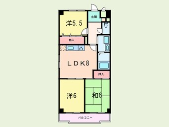 間取図 エレガント北町