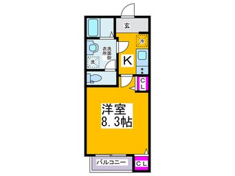 間取図 アミティエ旭