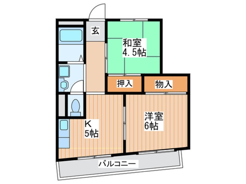 間取図 グロース寝屋川Ⅰ