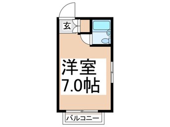 間取図 シャトー杉本Ⅰ