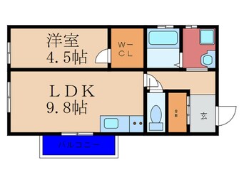 間取図 ラヴィータ佃