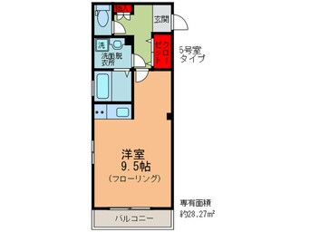 間取図 レガリア宮山Ⅱ