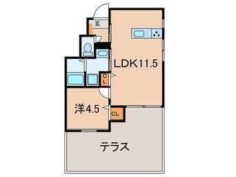 間取図 Kパラッツォパールブリッジ