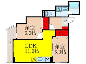 間取図 ヴェルメゾン吹田元町
