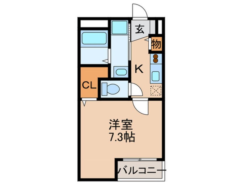 間取図 リバ－サイドメゾン荒牧