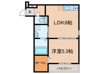 間取図 ﾌｼﾞﾊﾟﾚｽ立花町三丁目ｲｰｽﾄ