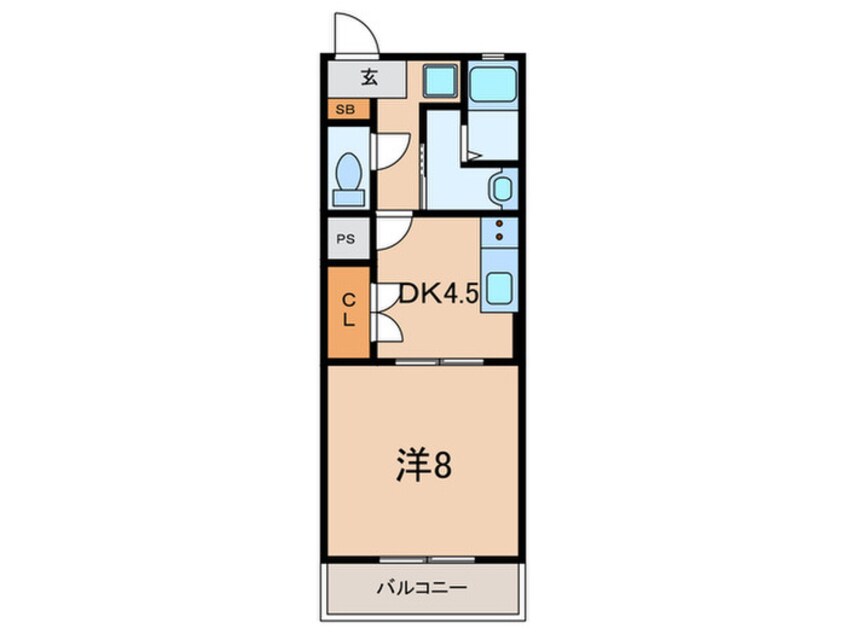 間取図 クィ－ン マンション