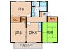 メルベ－ユ 3DKの間取り