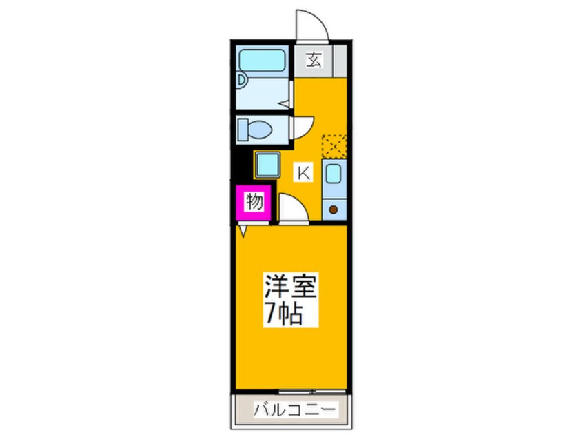 間取図 エクシブ三国ヶ丘