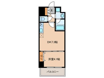間取図 ONE ROOF FLAT TENJINBASHI