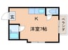 ロイヤルレジデンス春田ＮＯ．３ 1Kの間取り