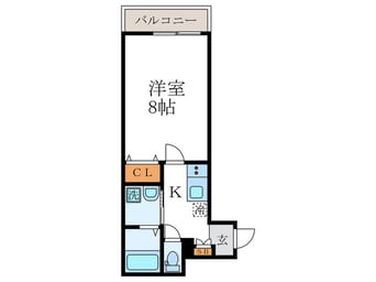 間取図 シャルム元田中