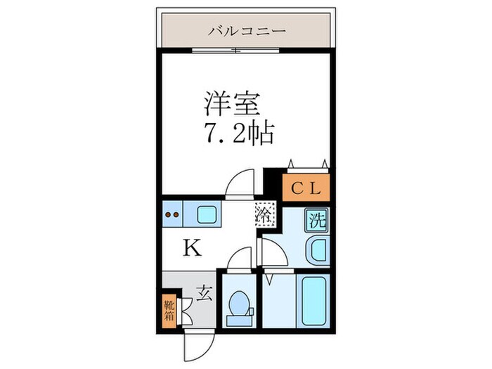 間取り図 シャルム元田中