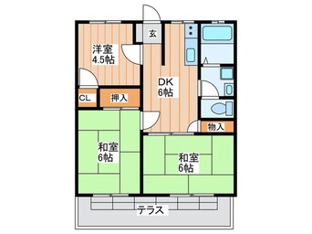 間取図 バウハイツ