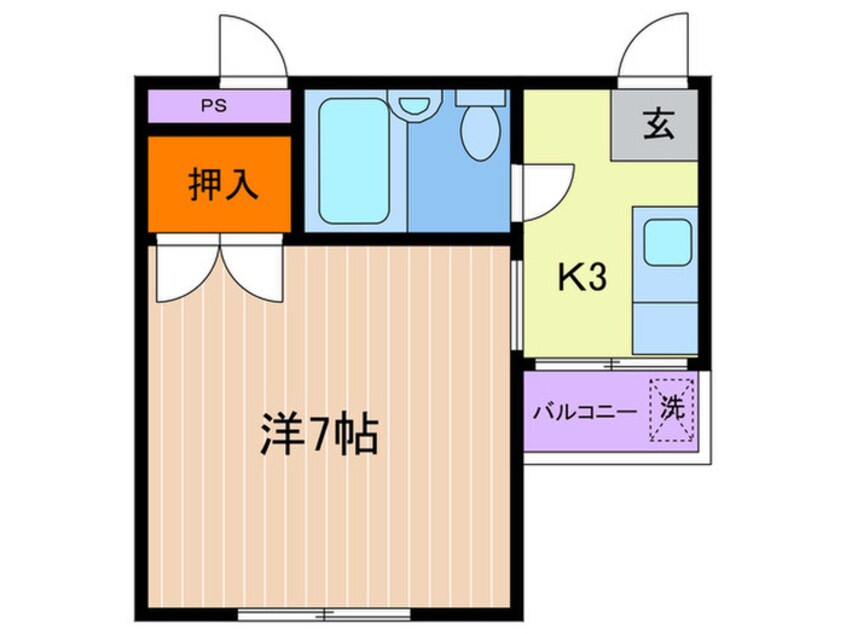 間取図 アンバ－ハウス四条