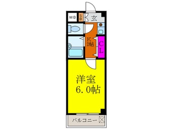 間取図 シャンブル学園町