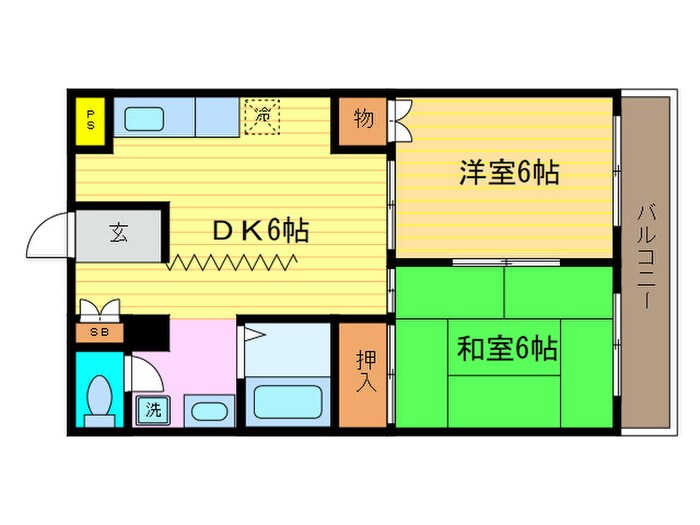 間取り図 コートヴィレッジ洛西Ⅰ