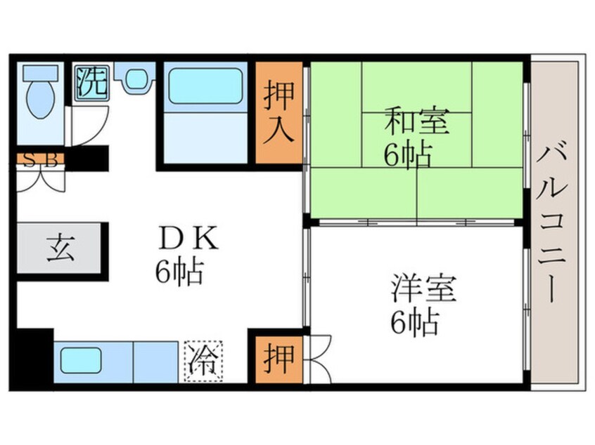 間取図 コートヴィレッジ洛西Ⅰ