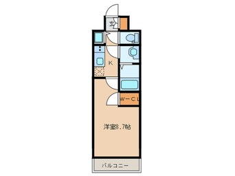 間取図 プレサンス京都鴨川(311)