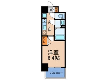 間取図 ﾌﾟﾚｻﾝｽ南堀江ｽﾀｲﾙｽﾞ(301)