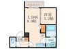 仮)MOVE尼崎WEST 1LDKの間取り
