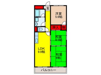 間取図 グランシャリオ