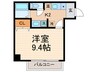 Ｂｅｌｌ　Ｆｏｒｍｅ平安 1Kの間取り