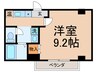 Ｂｅｌｌ　Ｆｏｒｍｅ平安 1Kの間取り