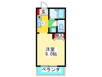 間取図 ハイツチェリ－ガ－デン