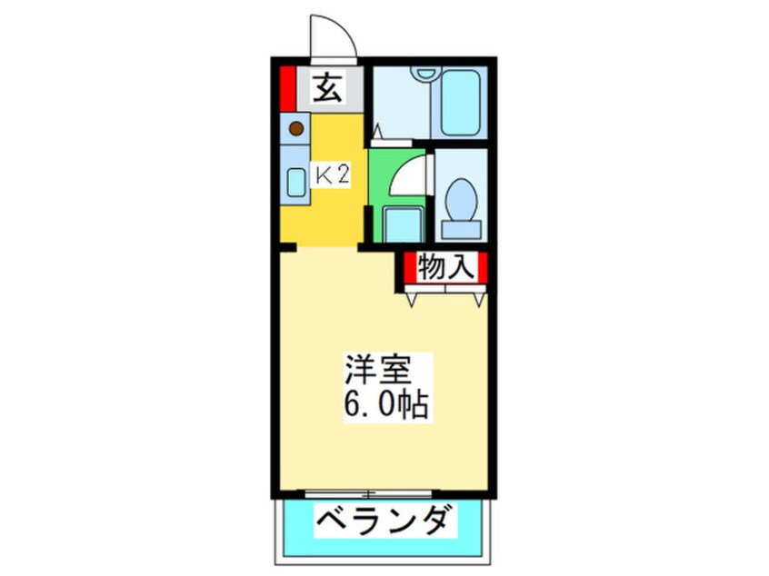 間取図 ハイツチェリ－ガ－デン