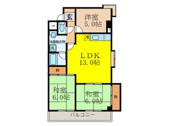 間取図 中マンション