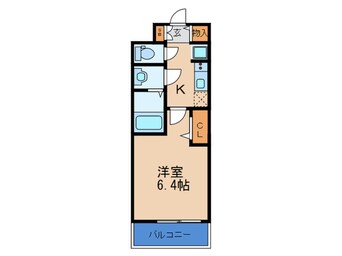 間取図 ﾌﾟﾚｻﾝｽ塚本ﾐｯﾄﾞﾏｰｸ(409)