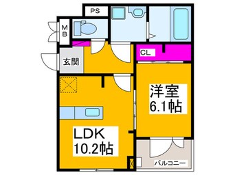 間取図 仮）レジデンス　ＹＵＴＡＫＡ