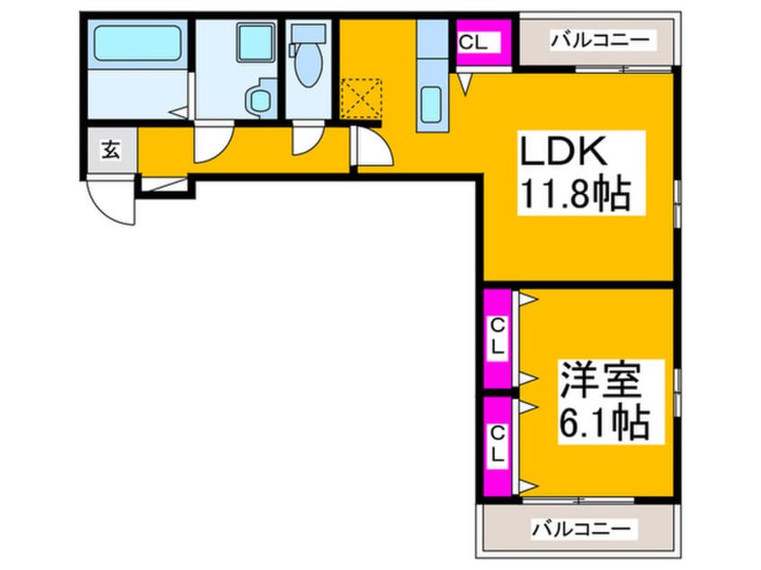 間取図 仮）レジデンス　ＹＵＴＡＫＡ