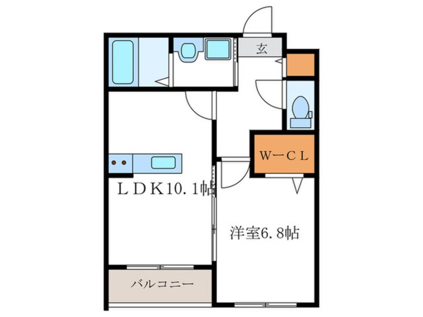 間取図 アーバンコート堀川西