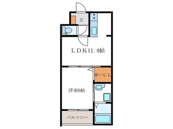 間取図 アーバンコート堀川西