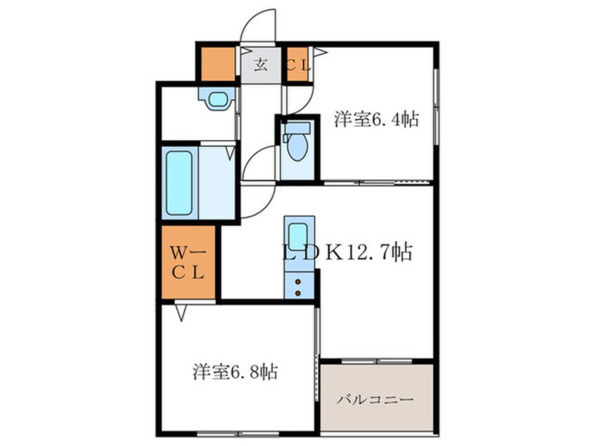 間取図 アーバンコート堀川西
