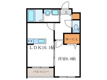 間取図 アーバンコート堀川西