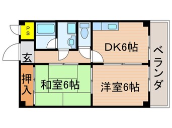 間取図 エム‘ズ京都洛西