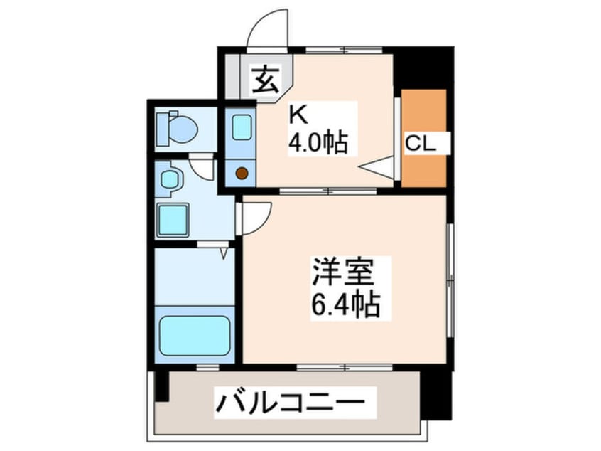 間取図 ミフネセントラルベア荒本