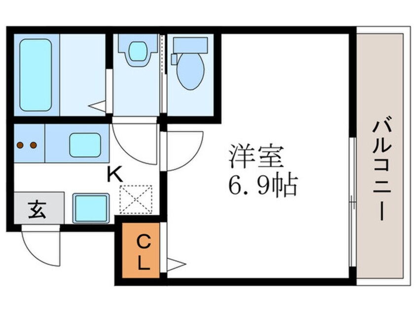 間取図 グランシャリオ長岡京