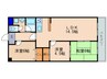 ファミ－ルＤＡＮ 3LDKの間取り