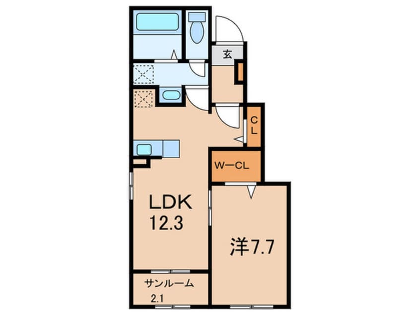 間取図 メゾンドアポロン