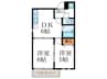 バッハロン 2DKの間取り