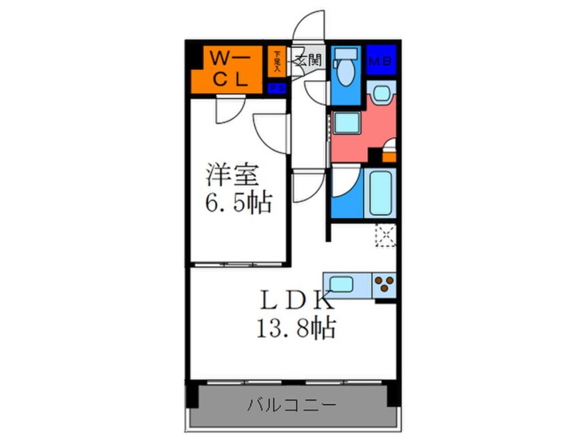 間取図 プレサンス京大前（４０３）