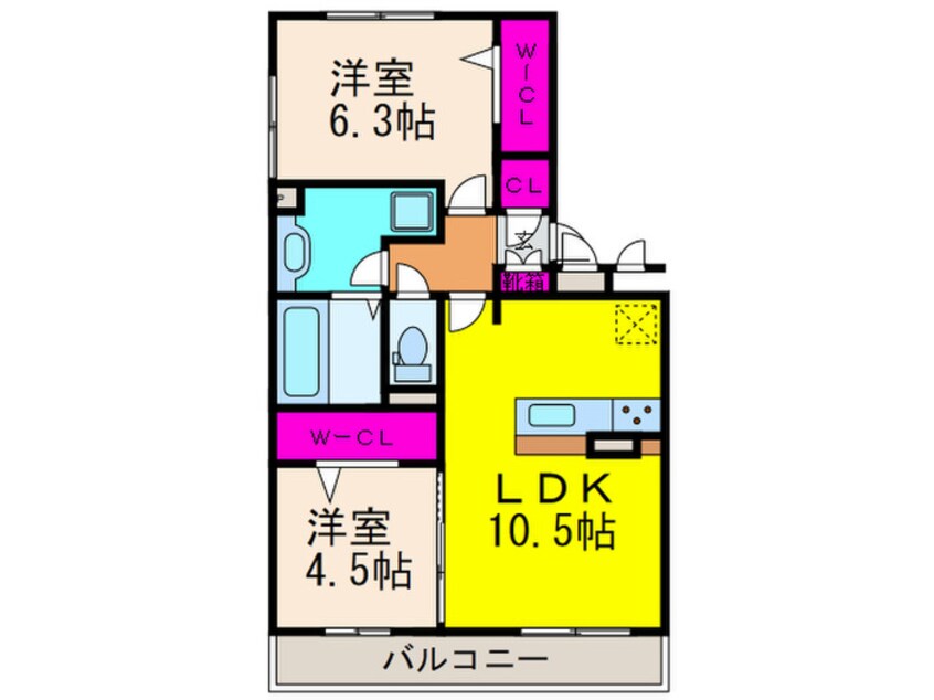 間取図 ベルフェリシア